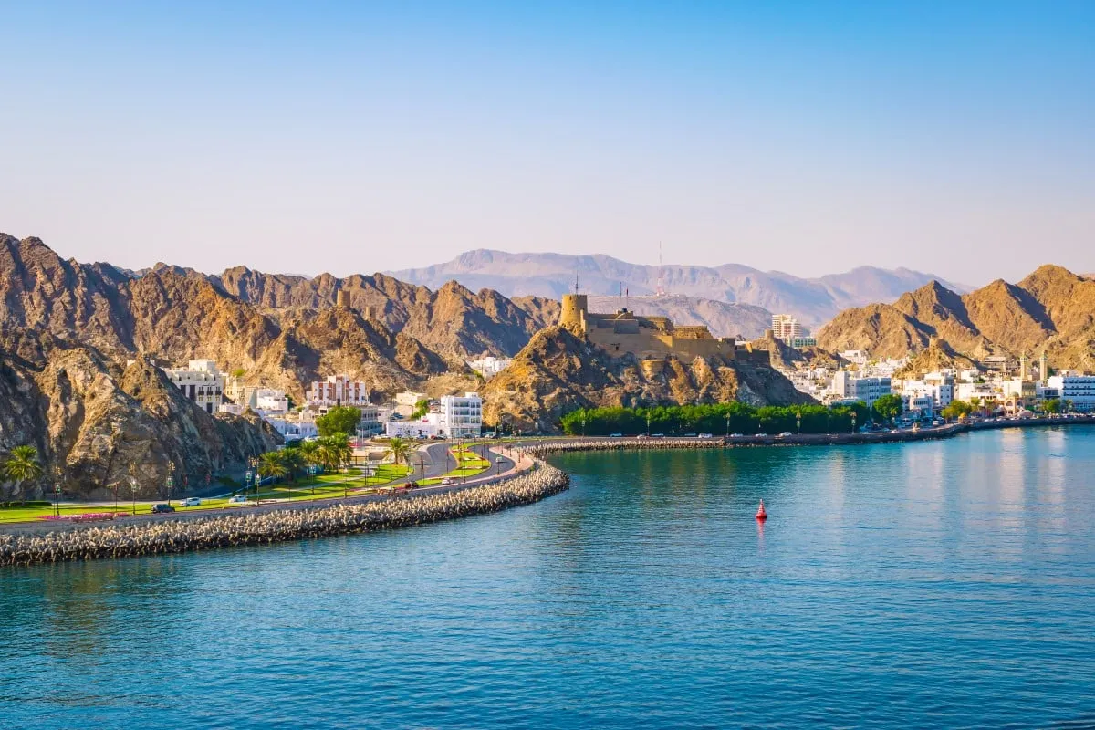 Prachtige uitzicht in Oman